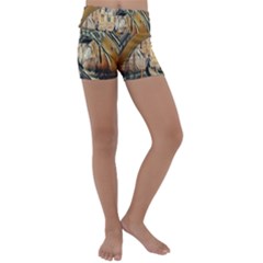 Art Venice Channel Kids  Lightweight Velour Yoga Shorts by ConteMonfrey