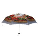 Beautiful Bruschetta - Italian Food Folding Umbrellas View3