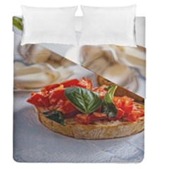 Beautiful Bruschetta - Italian Food Duvet Cover Double Side (queen Size) by ConteMonfrey