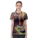 Venice Canals Art   Women s Sport Mesh Tee View1