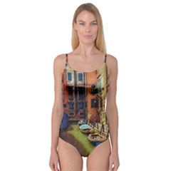 Venice Canals Art   Camisole Leotard  by ConteMonfrey