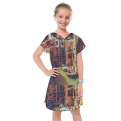 Venice Canals Art   Kids  Drop Waist Dress by ConteMonfrey