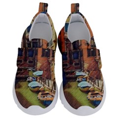 Venice Canals Art   Kids  Velcro No Lace Shoes by ConteMonfrey