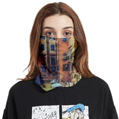 Venice Canals Art   Face Covering Bandana (two Sides) by ConteMonfrey