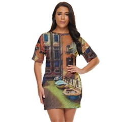 Venice Canals Art   Just Threw It On Dress by ConteMonfrey