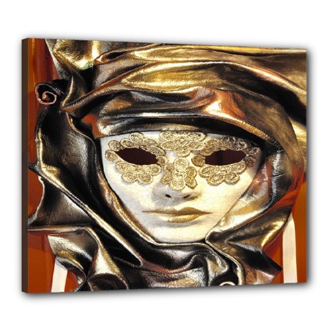 Artistic Venetian Mask Canvas 24  X 20  (stretched) by ConteMonfrey