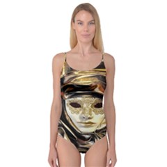 Artistic Venetian Mask Camisole Leotard  by ConteMonfrey