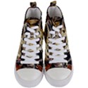 Artistic Venetian Mask Women s Mid-Top Canvas Sneakers View1