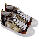 Artistic Venetian Mask Women s Mid-Top Canvas Sneakers View3