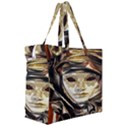 Artistic Venetian Mask Canvas Travel Bag View3