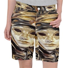 Artistic Venetian Mask Pocket Shorts by ConteMonfrey