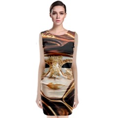 Venetian Mask Classic Sleeveless Midi Dress by ConteMonfrey