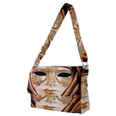 Venetian Mask Full Print Messenger Bag (m) by ConteMonfrey