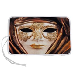 Venetian Mask Pen Storage Case (l) by ConteMonfrey