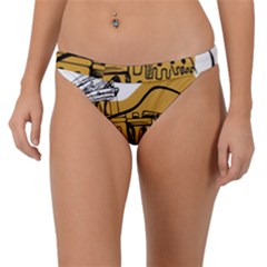 Colosseo Draw Silhouette Band Bikini Bottom by ConteMonfrey