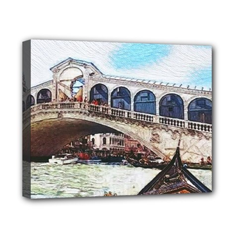 Lovely Gondola Ride - Venetian Bridge Canvas 10  X 8  (stretched) by ConteMonfrey