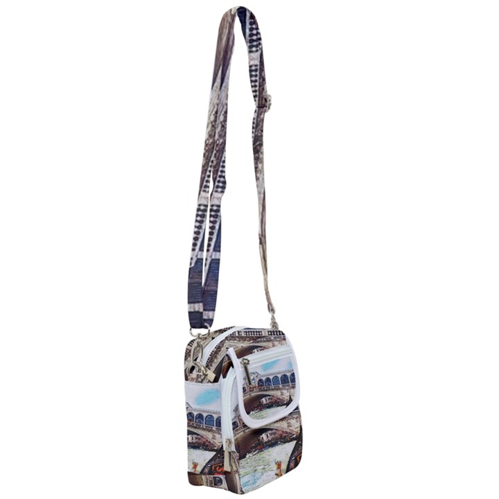 Lovely Gondola Ride - Venetian Bridge Shoulder Strap Belt Bag