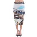 Lovely Gondola Ride - Venetian Bridge Midi Pencil Skirt View1