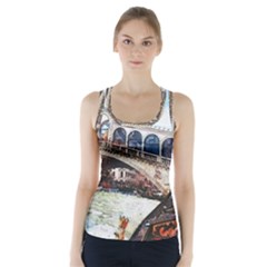 Lovely Gondola Ride - Venetian Bridge Racer Back Sports Top by ConteMonfrey