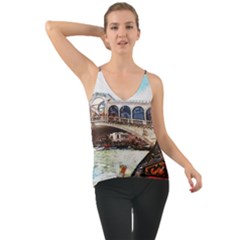 Lovely Gondola Ride - Venetian Bridge Chiffon Cami by ConteMonfrey