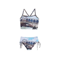 Lovely Gondola Ride - Venetian Bridge Girls  Tankini Swimsuit by ConteMonfrey