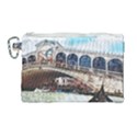 Lovely Gondola Ride - Venetian Bridge Canvas Cosmetic Bag (Large) View1