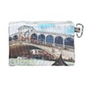 Lovely Gondola Ride - Venetian Bridge Canvas Cosmetic Bag (Large) View2