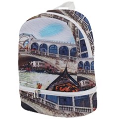 Lovely Gondola Ride - Venetian Bridge Zip Bottom Backpack by ConteMonfrey