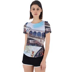 Lovely Gondola Ride - Venetian Bridge Back Cut Out Sport Tee by ConteMonfrey