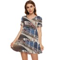 Lovely Gondola Ride - Venetian Bridge Tiered Short Sleeve Babydoll Dress View1