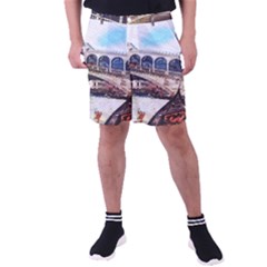 Lovely Gondola Ride - Venetian Bridge Men s Pocket Shorts by ConteMonfrey