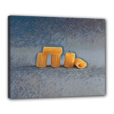 Pasta Is Art - Italian Food Canvas 20  X 16  (stretched) by ConteMonfrey