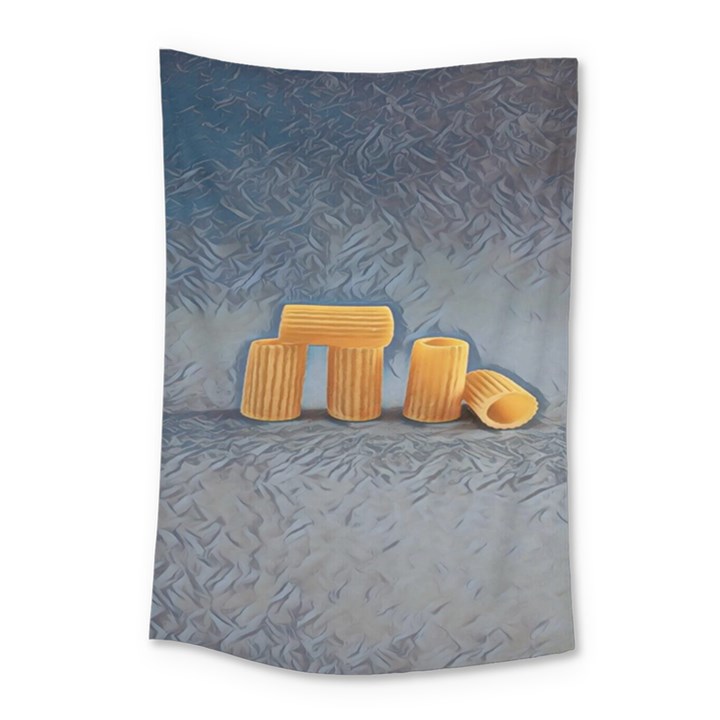 Pasta Is Art - Italian Food Small Tapestry