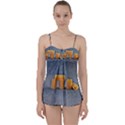 Pasta Is Art - Italian Food Babydoll Tankini Set View1