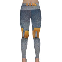 Pasta Is Art - Italian Food Lightweight Velour Classic Yoga Leggings by ConteMonfrey