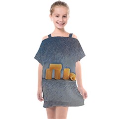 Pasta Is Art - Italian Food Kids  One Piece Chiffon Dress by ConteMonfrey