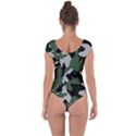 Illustration Camouflage Camo Army Soldier Abstract Pattern Short Sleeve Leotard  View2