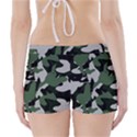 Illustration Camouflage Camo Army Soldier Abstract Pattern Boyleg Bikini Wrap Bottoms View2