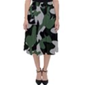 Illustration Camouflage Camo Army Soldier Abstract Pattern Classic Midi Skirt View1