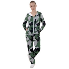 Illustration Camouflage Camo Army Soldier Abstract Pattern Women s Tracksuit by danenraven