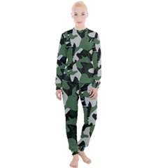 Illustration Camouflage Camo Army Soldier Abstract Pattern Women s Lounge Set by danenraven