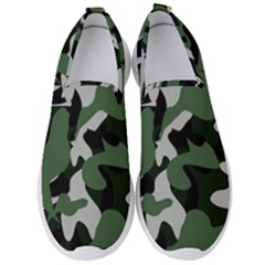 Illustration Camouflage Camo Army Soldier Abstract Pattern Men s Slip On Sneakers by danenraven