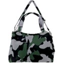 Illustration Camouflage Camo Army Soldier Abstract Pattern Double Compartment Shoulder Bag View2