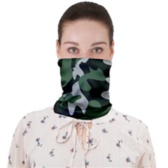 Illustration Camouflage Camo Army Soldier Abstract Pattern Face Covering Bandana (adult) by danenraven