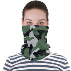 Illustration Camouflage Camo Army Soldier Abstract Pattern Face Seamless Bandana (adult) by danenraven