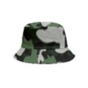 Illustration Camouflage Camo Army Soldier Abstract Pattern Inside Out Bucket Hat (Kids) View2