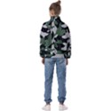 Illustration Camouflage Camo Army Soldier Abstract Pattern Kids  Half Zip Hoodie View2