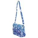 Blue Fish Water Aquarium Shoulder Bag with Back Zipper View2