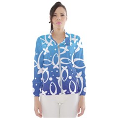 Blue Fish Water Aquarium Women s Windbreaker by danenraven