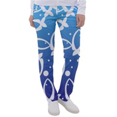 Blue Fish Water Aquarium Women s Casual Pants by danenraven